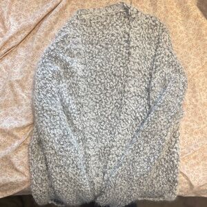 Cozy Gray Knit Sweater